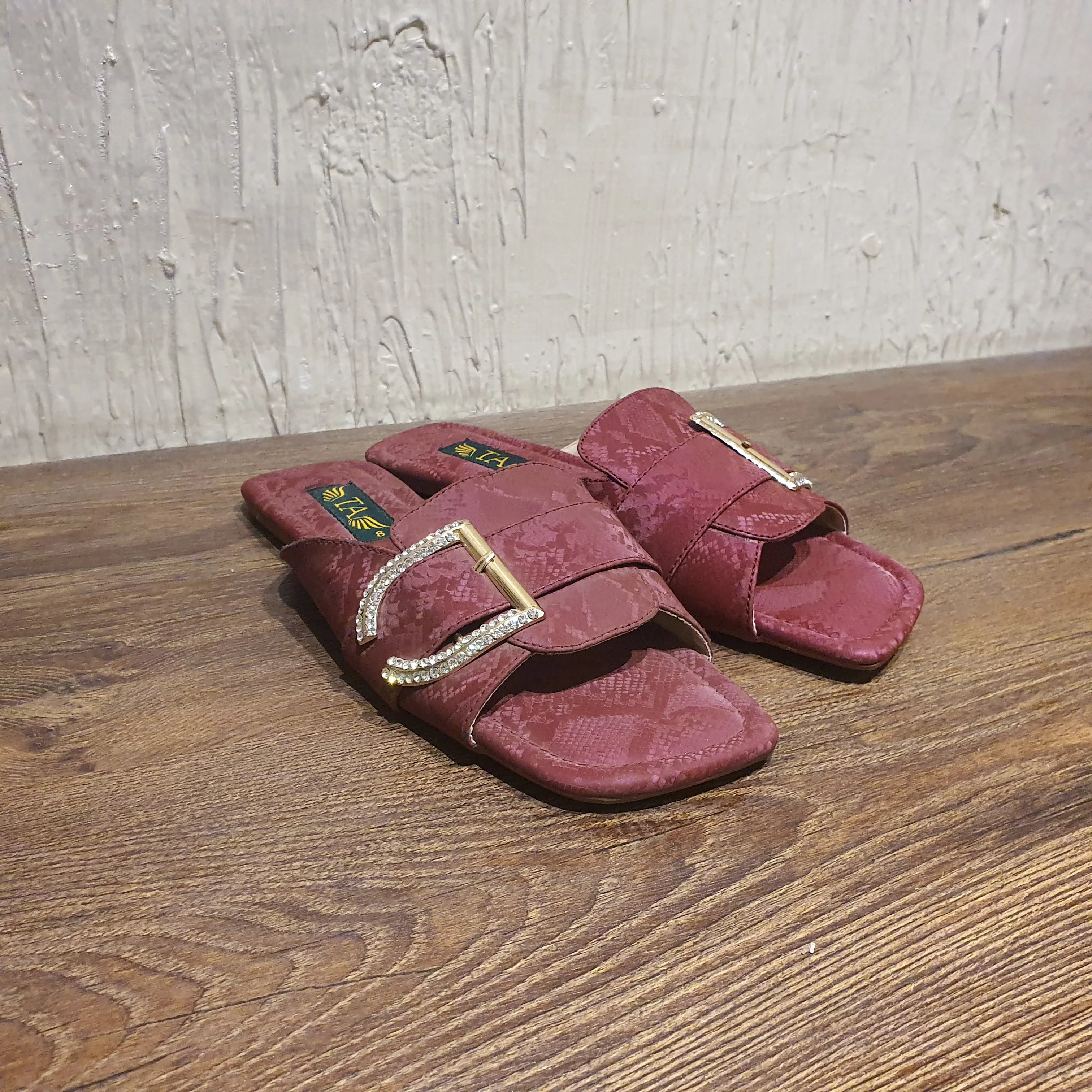 Maroon Fancy Slippers For Women Slippers Judy Garland