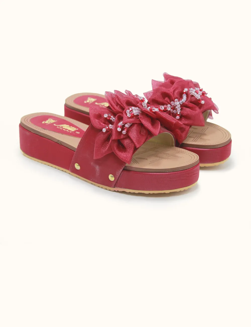 Maroon Stylish Summer Slippers Hanohano Slippers