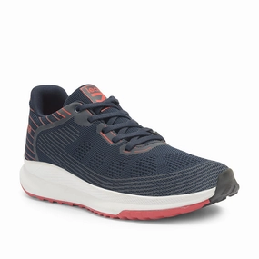 Running Shoe Vs Walking Shoe Leap7x By Liberty Men RW-12 N.Blue Sports Lacing Shoes