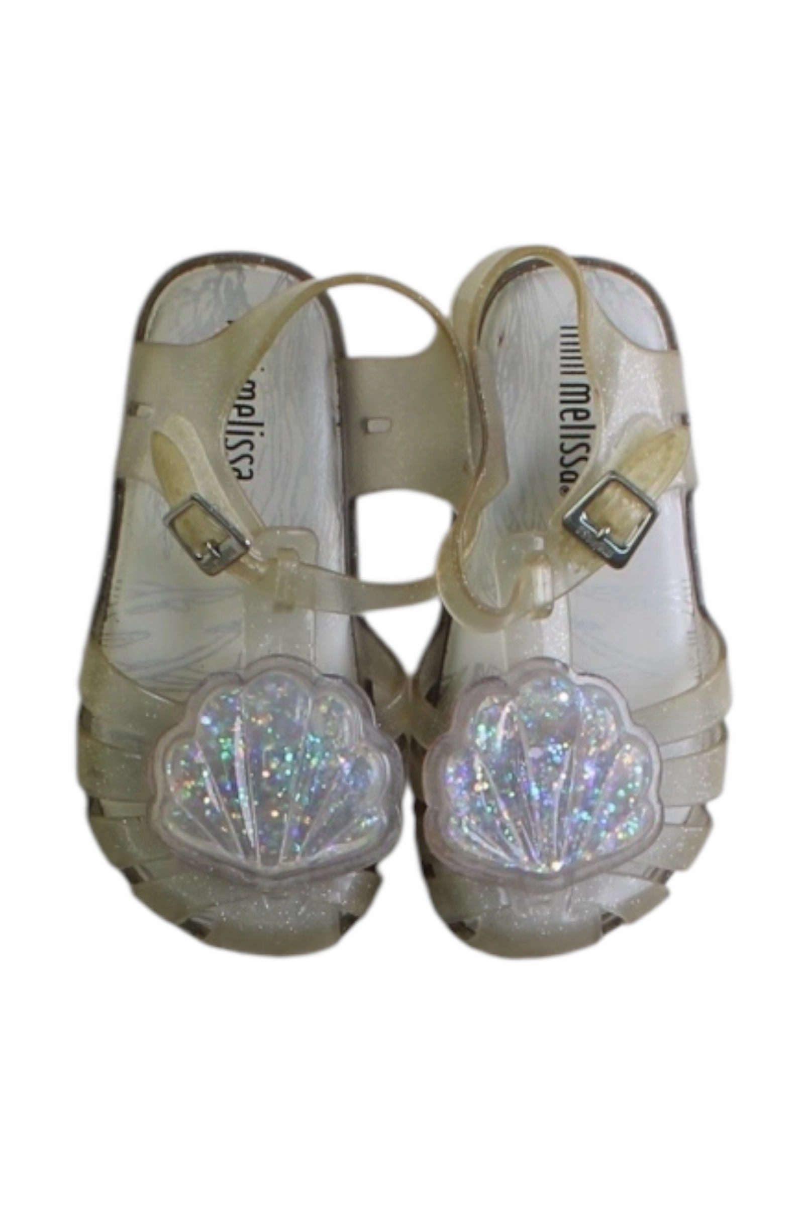 Costco Sandals Mini Melissa Sparkly Sandal EU25-26