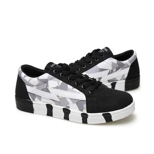 Motion Control Running Shoes Men Sneakers Canvas Lace Up Low Top Sport Running Casual Shoes