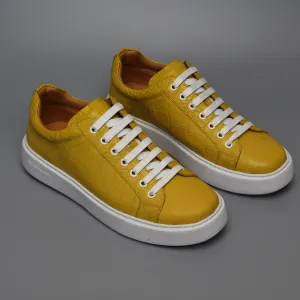 Business Casual Outfits With Loafers Mens Handmade Alligator Leather Sneakers | Luxury Genuine Alligator Shoes for Men  Exotic Alligator Sneakers