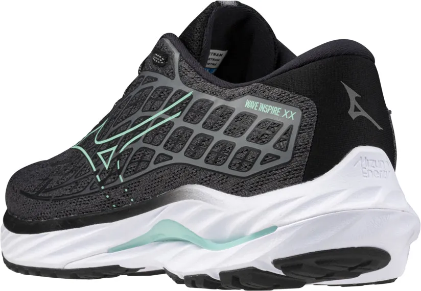 Best Shoes For Trail Running Mizuno Wave Inspire 20 WIDE FIT (D) Womens Running Shoes - Grey