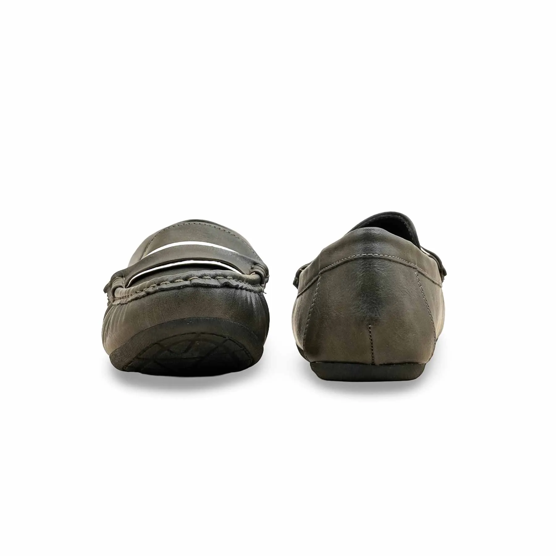 Grey Women Moccasin WN4490 Comfortable Dress Casual Shoes