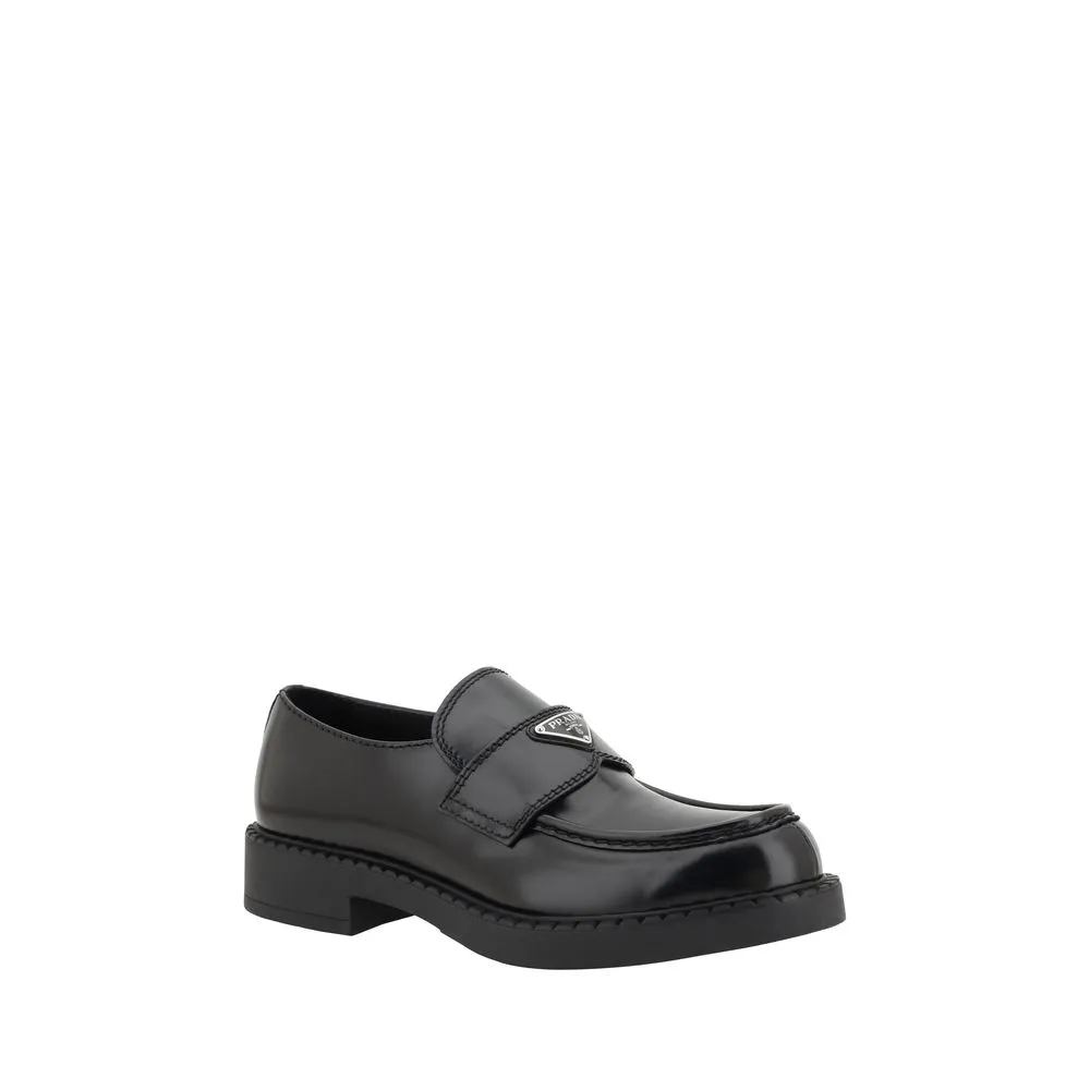 Loafers Same As Slippers Prada Black Rubber Platform Loafers
