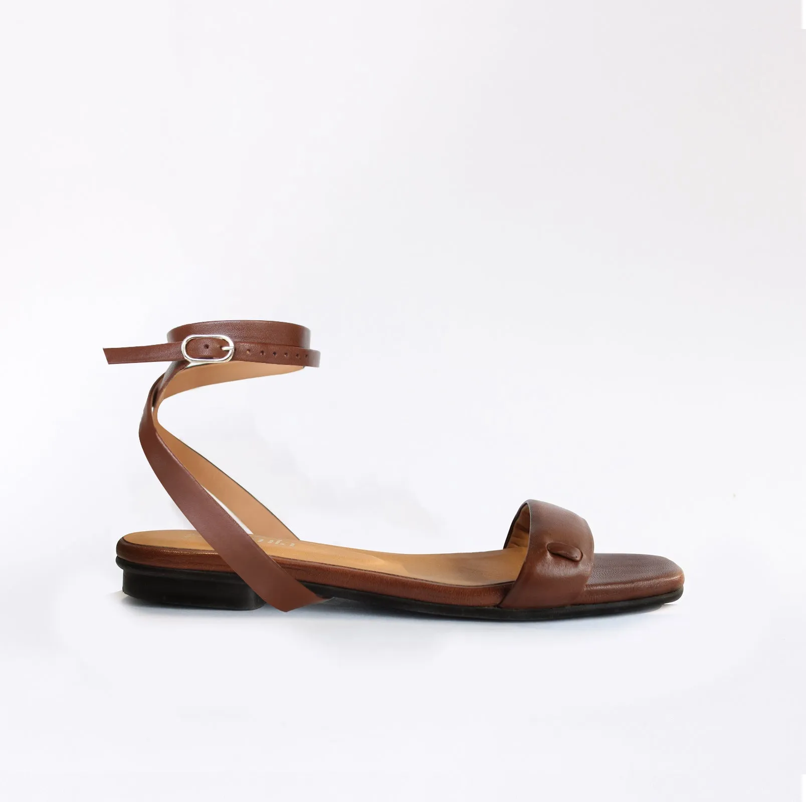 Flat Mules Shoes Outfit Espresso Flat Swap Sandal Sand Boho with Cushion