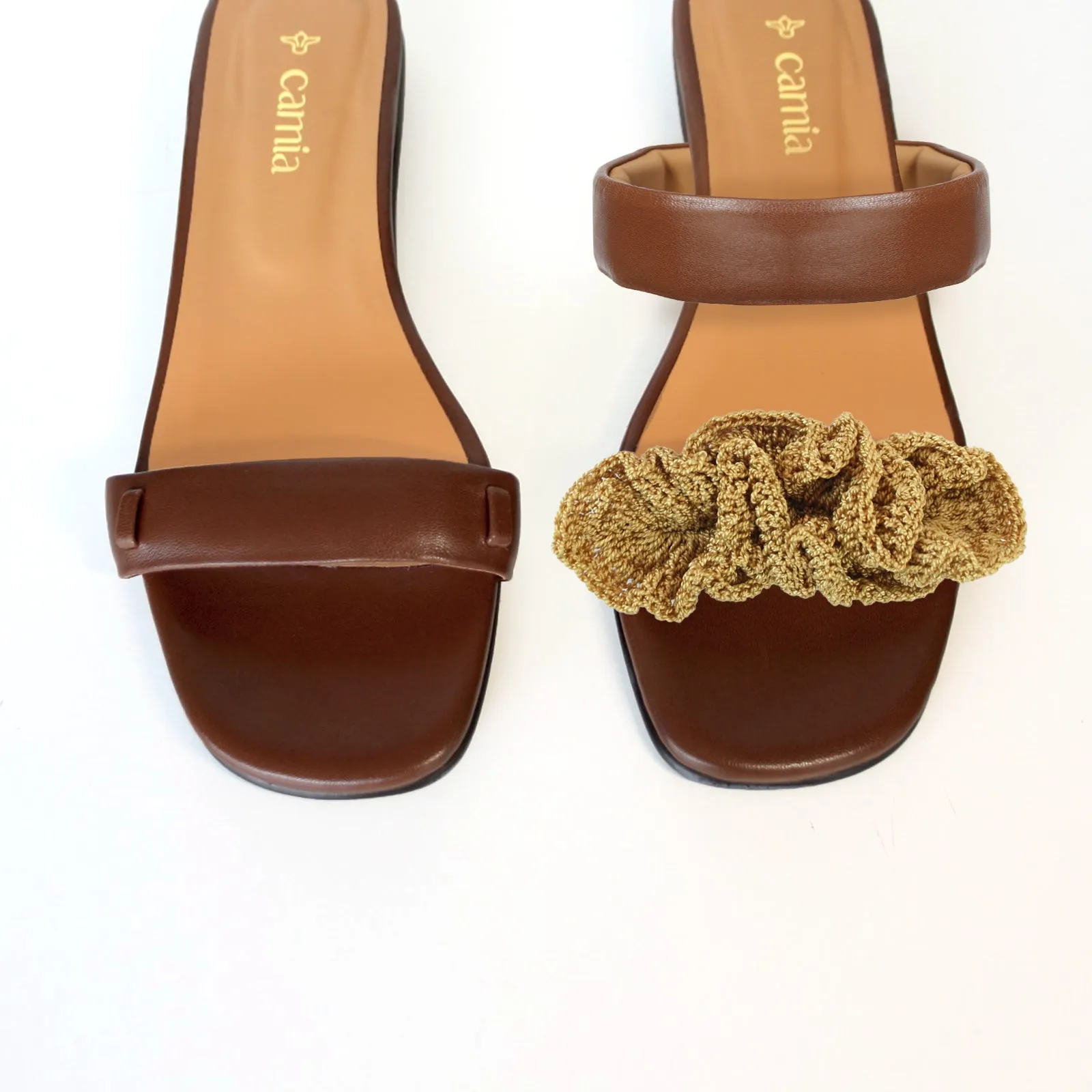 Espresso Flat Swap Sandal Sand Boho with Cushion Safety Shoes Flat Feet