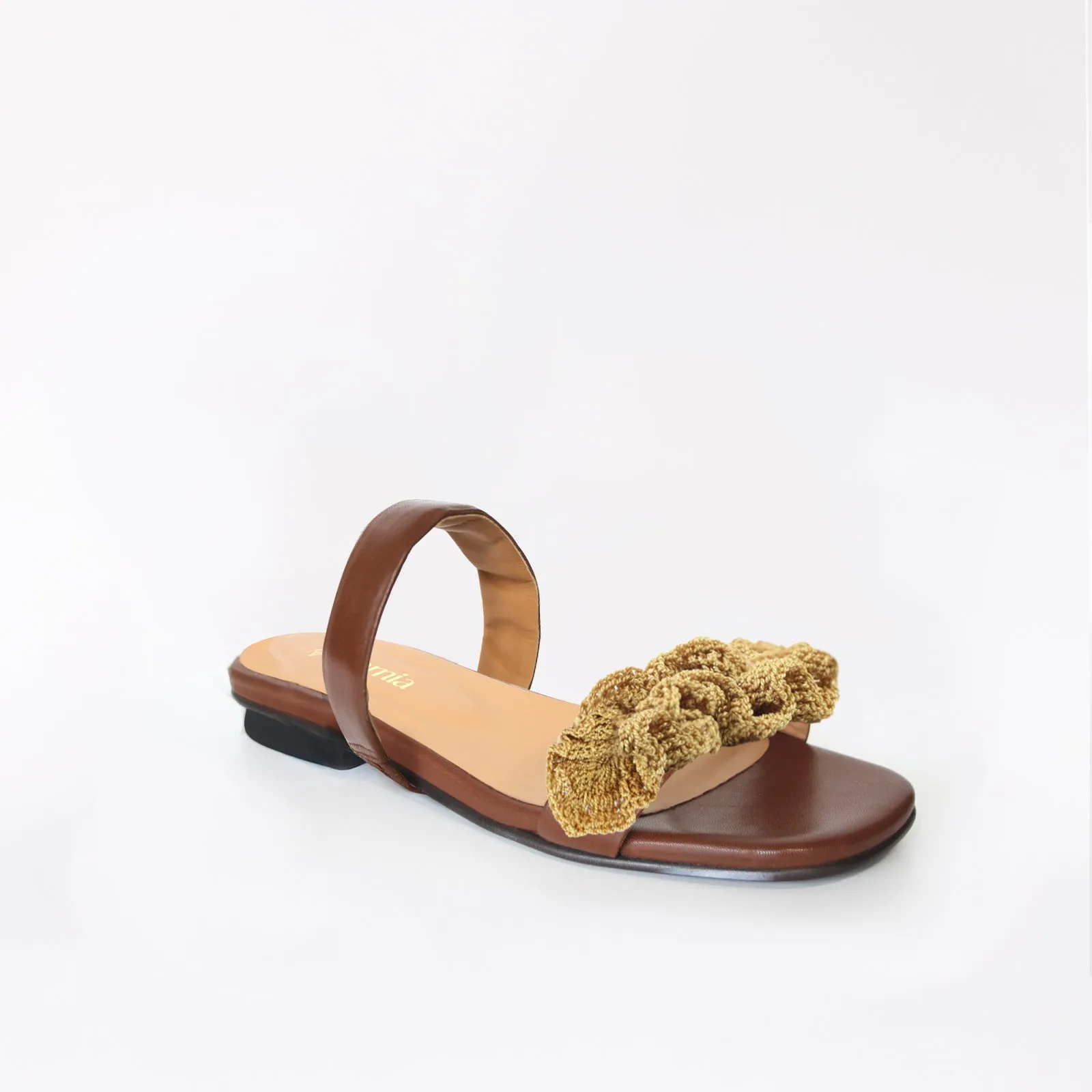 Espresso Flat Swap Sandal Sand Boho with Cushion Walking Running Shoes For Flat Feet