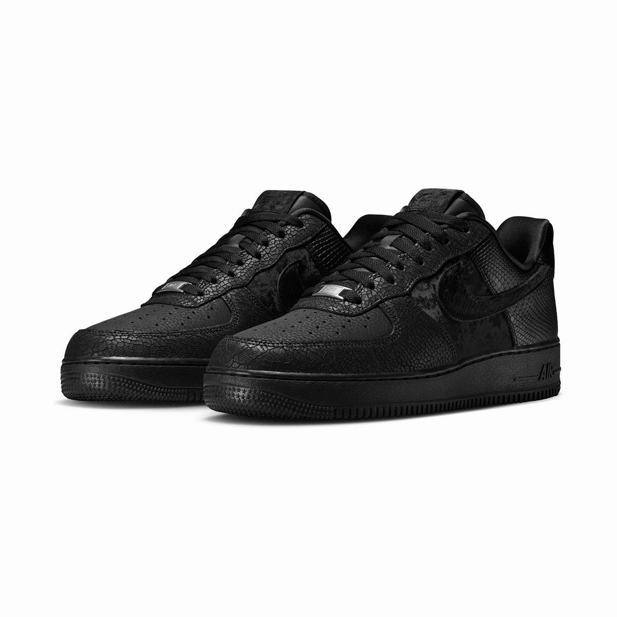 Nike Air Force 1 '07 LX '3X Celebration Triple Black' Men's Shoes Asics Cushioning Shoes