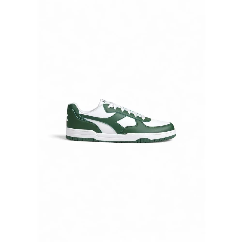 Javi Dominance Casual Shoes Diadora Green Artificial Leather Low Top Sneakers