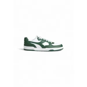 Casual Shoes Narrow Width Diadora Green Artificial Leather Low Top Sneakers