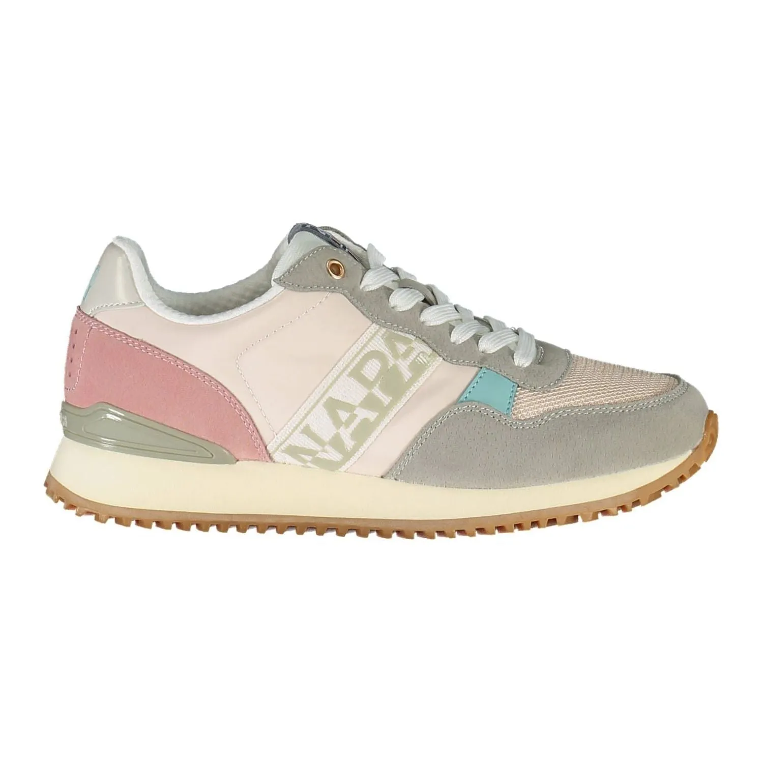 Napapijri Chic Pink Laced Sneakers with Logo Detail Dsw Walking Sneakers
