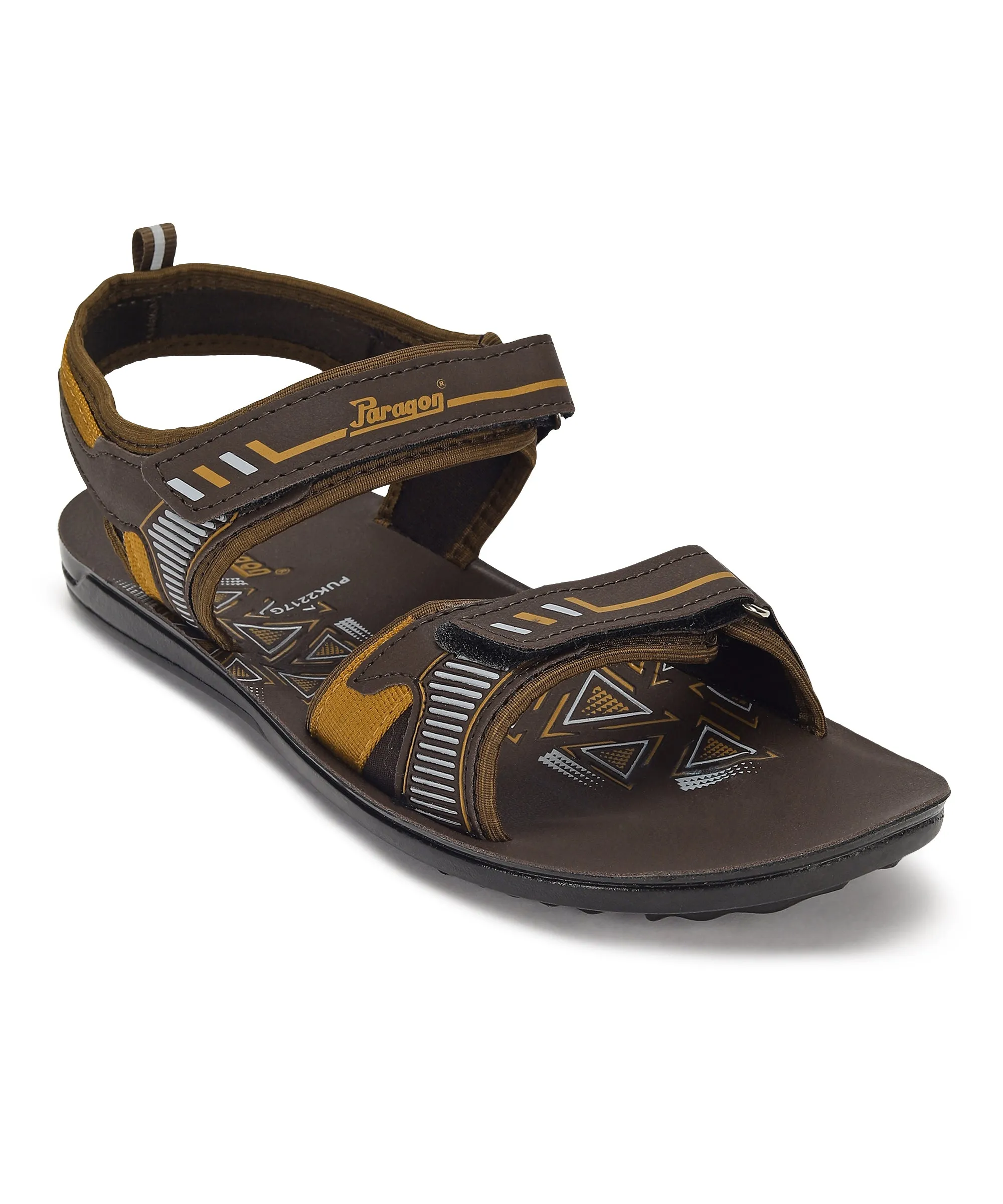 Tarahumara Sandals Paragon PUK2217G Men Stylish Velcro Sandals | Comfortable Sporty Sandals for Daily Outdoor Use | Casual Athletic Sandals with Cushioned Soles