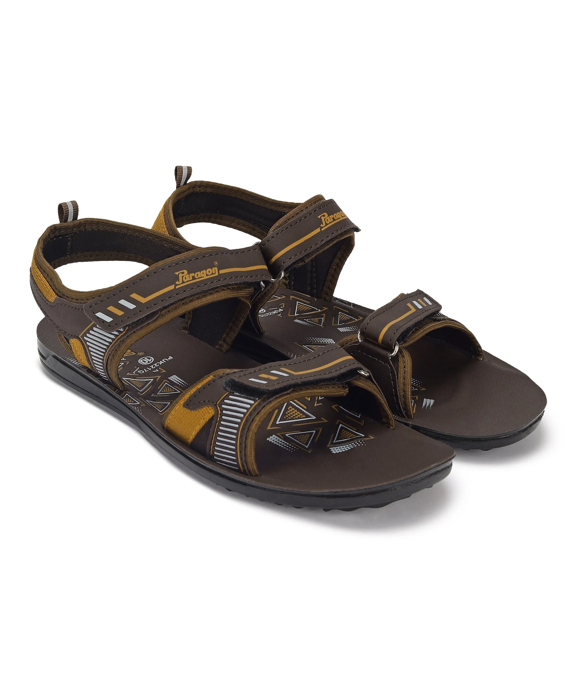 Jelly Fisherman Sandals Paragon PUK2217G Men Stylish Velcro Sandals | Comfortable Sporty Sandals for Daily Outdoor Use | Casual Athletic Sandals with Cushioned Soles