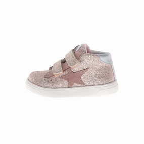 Naturino Pinn Glitter High Top (Toddler/Little Kid) Sneakers Standing All Day