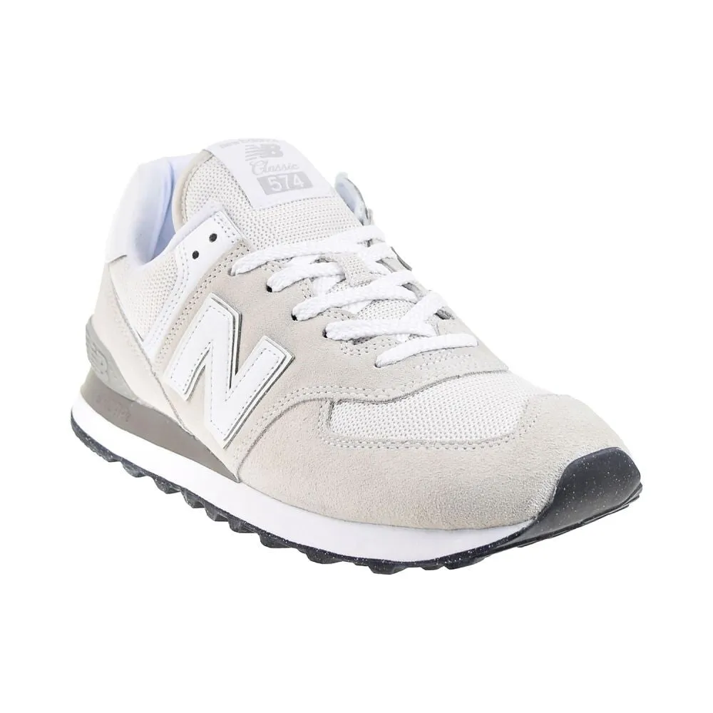 Best Casual Hiking Shoes New Balance 574 Core Men's Shoes Nimbus-Cloud White ml574-evw