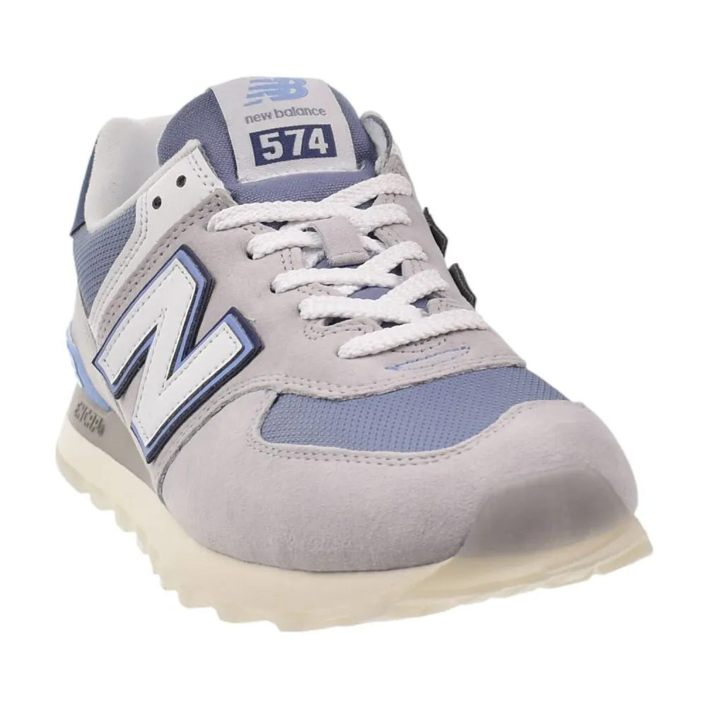 New Balance 574 Men's Shoes Grey/White Best Casual Shoes For Flat Feet