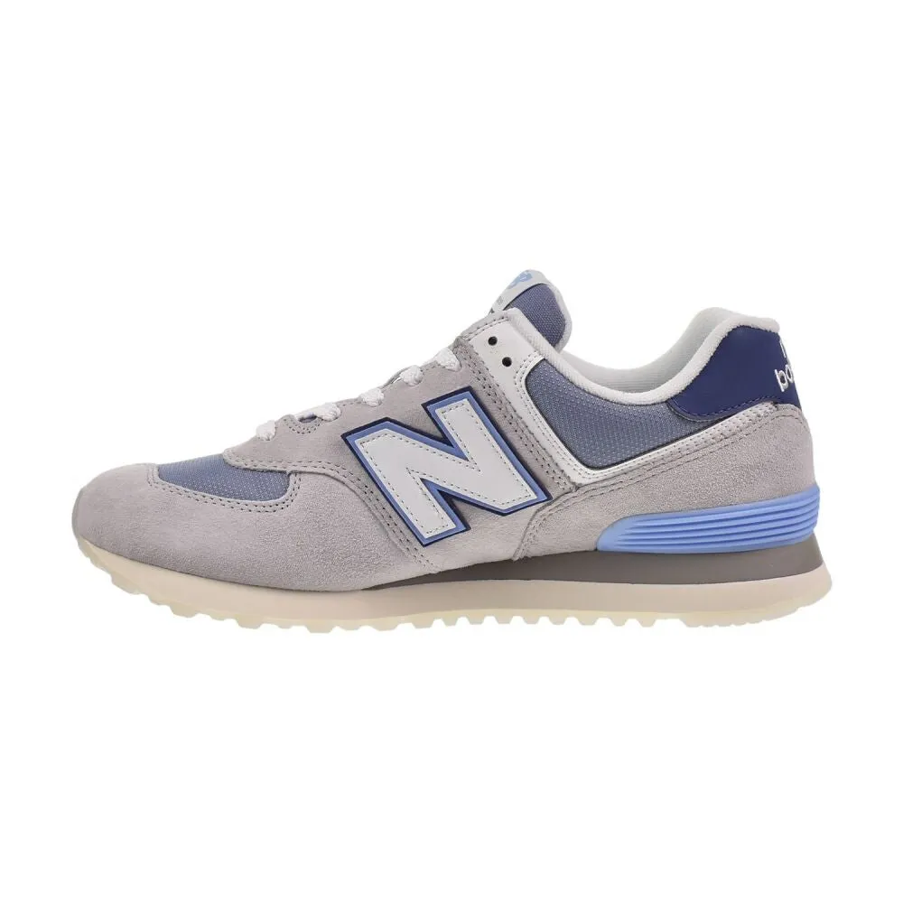 New Balance 574 Men's Shoes Grey/White Business Casual Slip Resistant Shoes