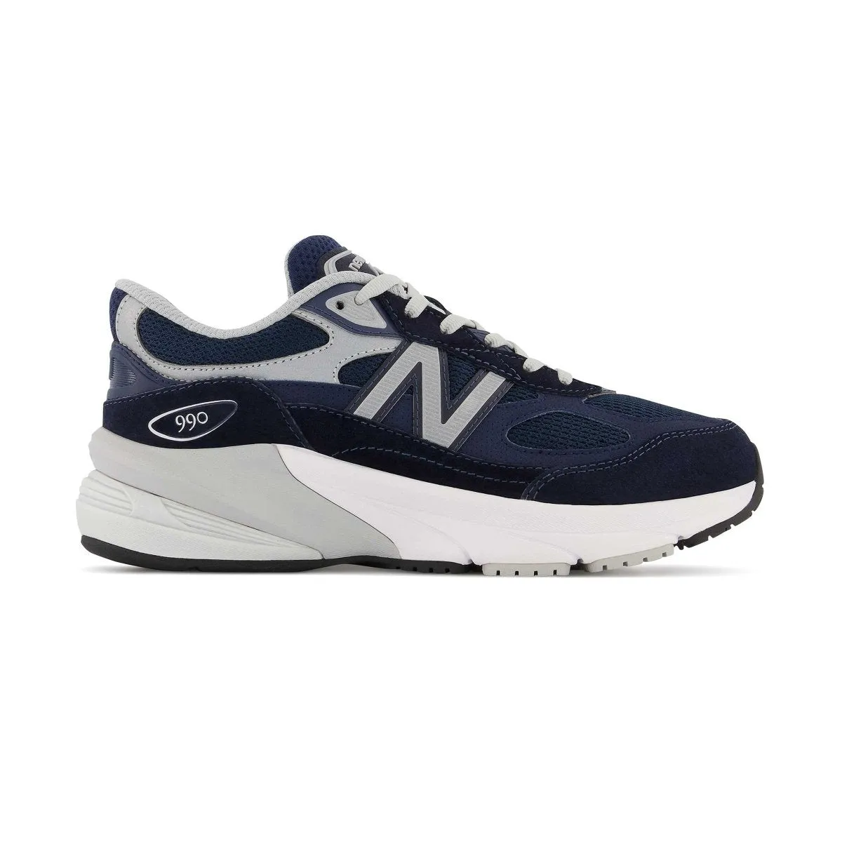 New Balance GS (Grade School) GC990NV6 Navy/White Shoes Boots Flats