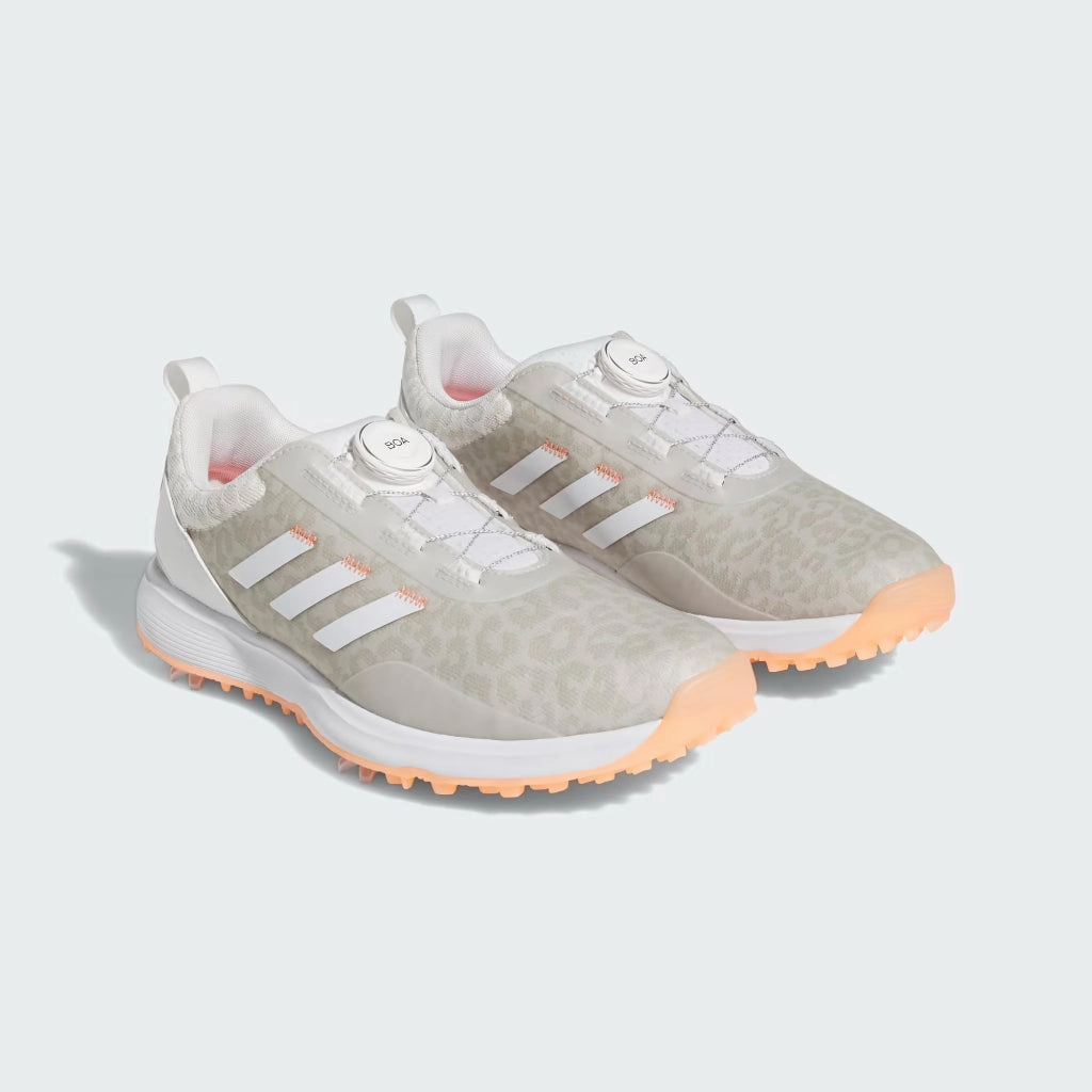 Adidas Wide Skate Shoes New Women's Adidas S2G BOA Golf Shoes Cloud White/Coral Size 8 MSP$110