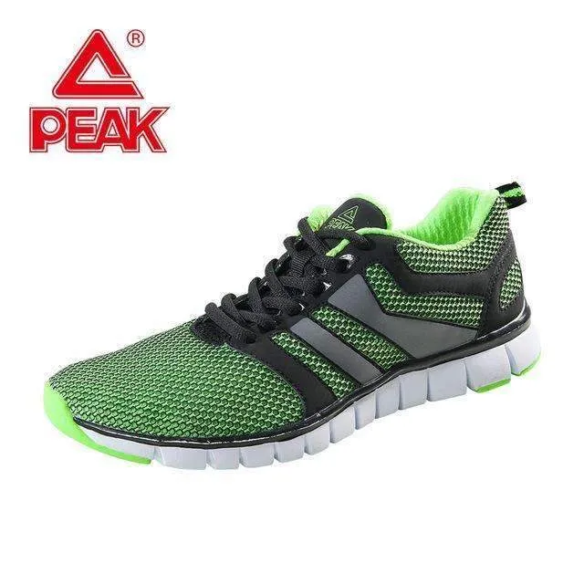 PEAK SPORT New Men Running Shoes Cushioning Jogging Training Sneakers Homme Summer Mesh Breathable Lightweight Sports Shoes Running Wide Shoes