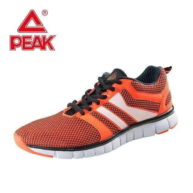 PEAK SPORT New Men Running Shoes Cushioning Jogging Training Sneakers Homme Summer Mesh Breathable Lightweight Sports Shoes Bottom Of Running Shoes
