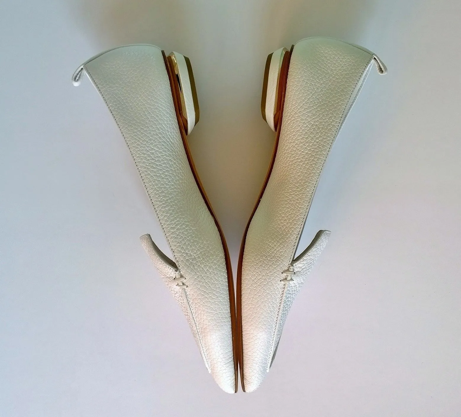 Nicholas Kirkwood Beya Loafers in White Leather Flats Loafers Styled