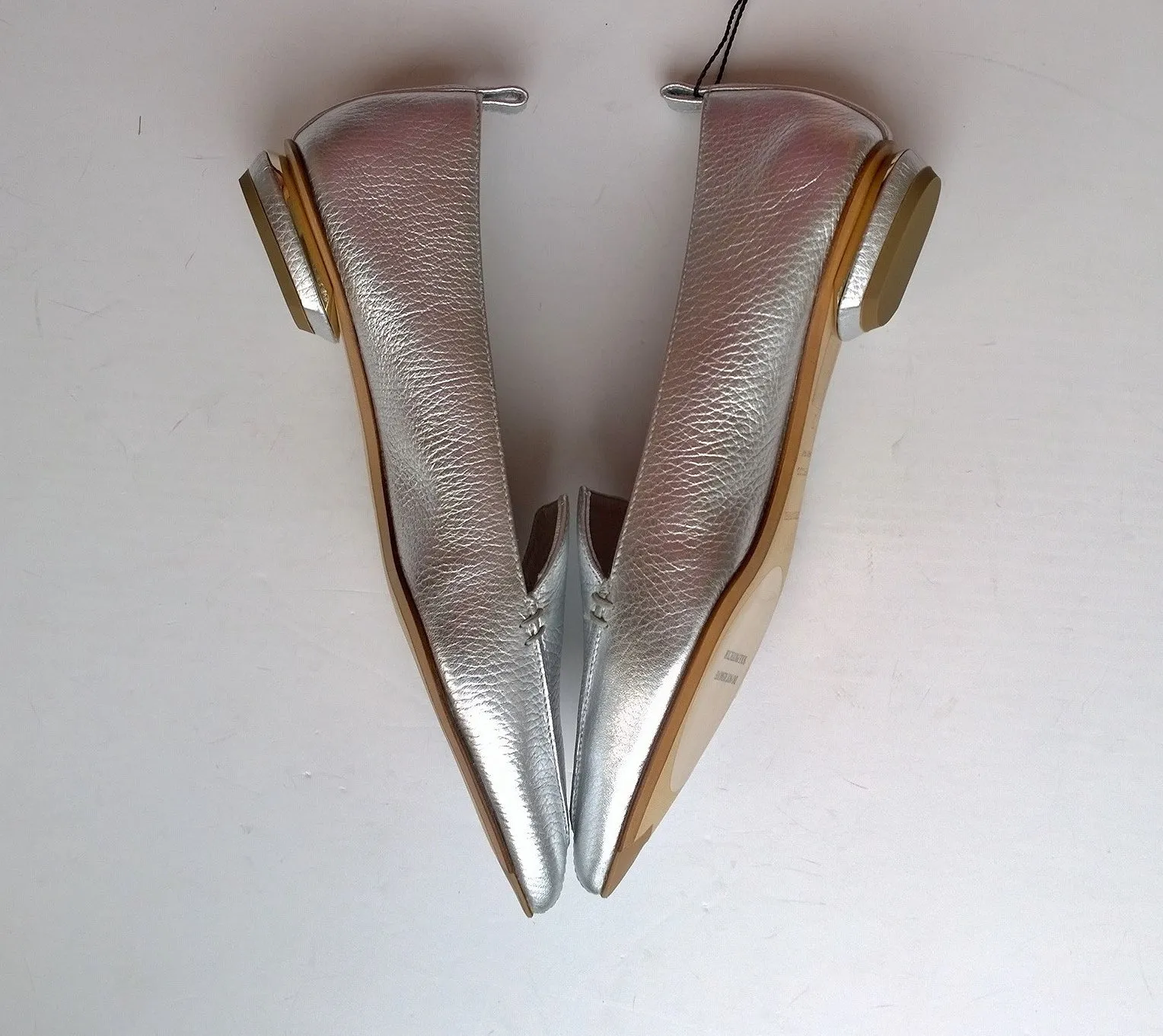 Madden Lawrence Loafers Nicholas Kirkwood Beya Silver Loafers sale flats shoes