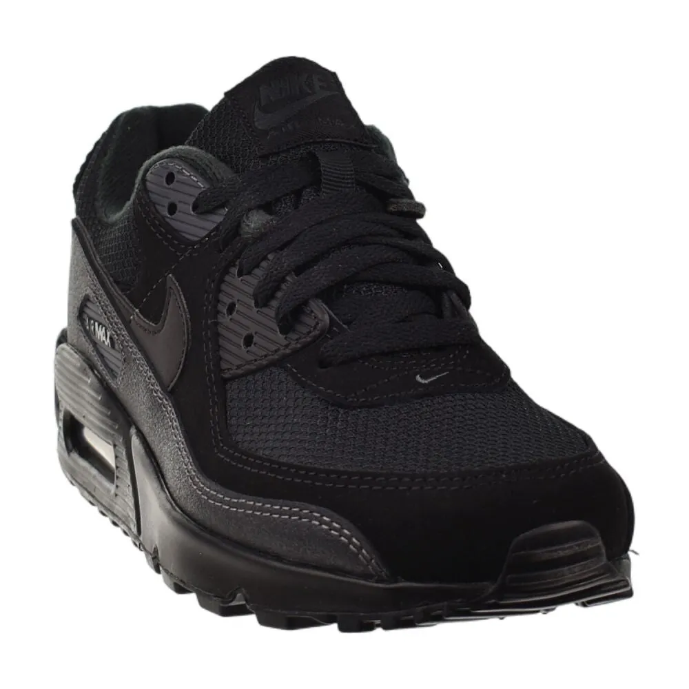 Tan Leather Casual Shoes Nike Air Max 90 Men's Shoes Black/Anthracite hq3828-002