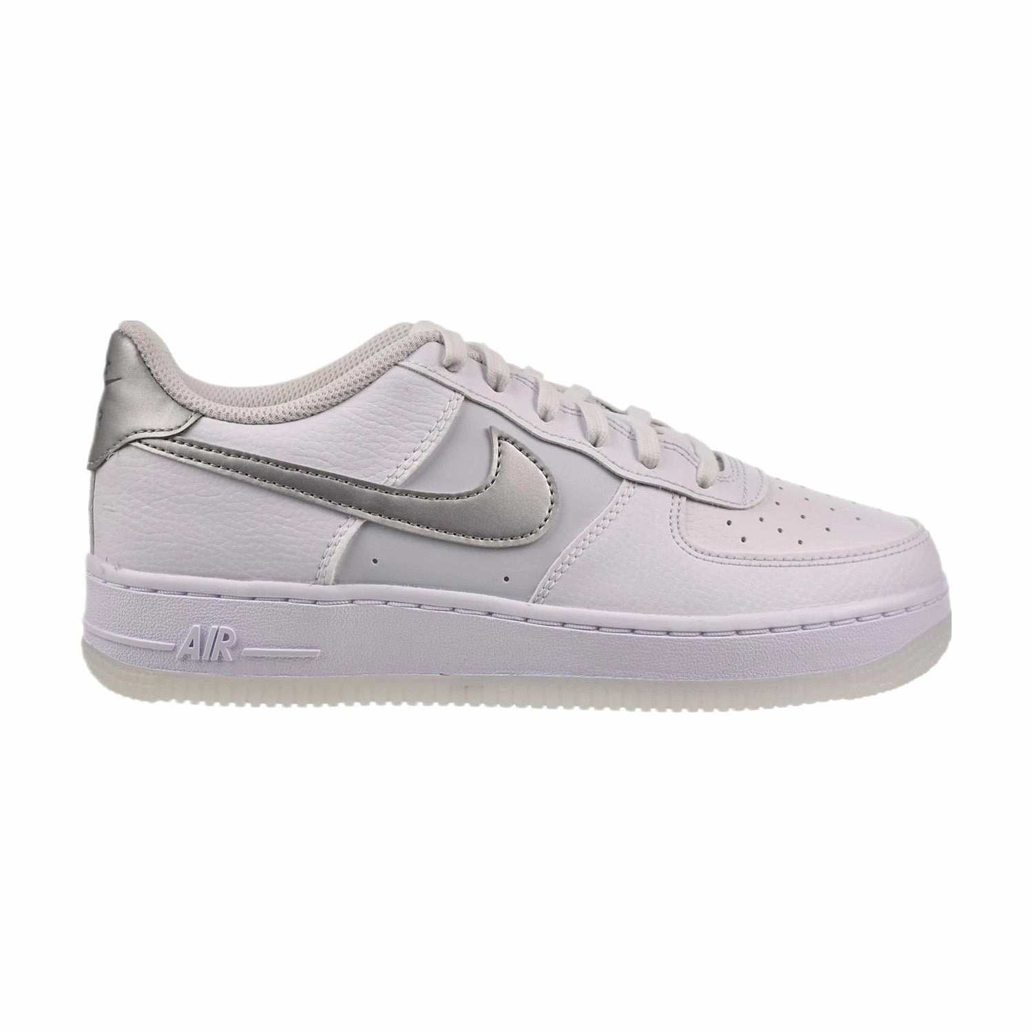 Asics Tai Chi Shoes Nike Air Force 1 (GS) Big Kids' Shoes White-Pure Platinum