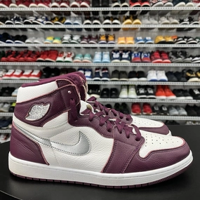 Asics Shoes Company Nike Air Jordan 1 Retro High OG Bordeaux 555088-611 Men's Size 13