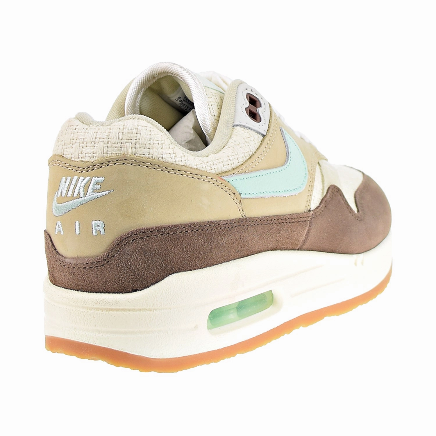 Nike Air Max 1 Premium Men's Shoes Medium Brown-Mint Foam Asics Gt-2000 8 Trail Running Shoes