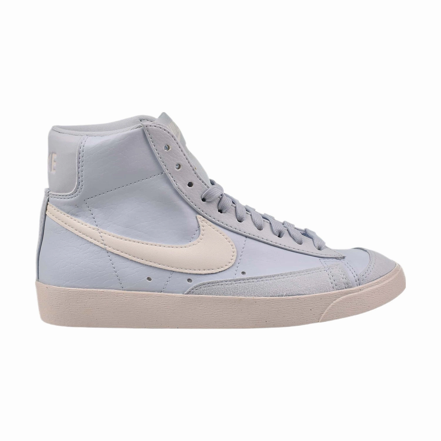 Nike Blazer Mid '77 Womens Shoes Blue-White Asics Jogging Shoes