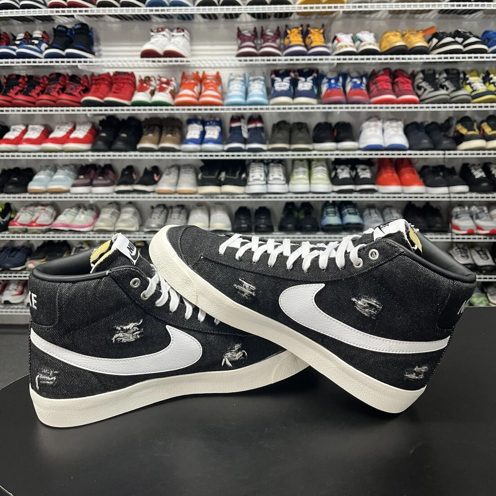 Asics Wrestling Shoes Ex Eo Twr900 Nike Blazer Mid "Cleveland Rocks" Black DQ7635-001 Men's Size 10.5