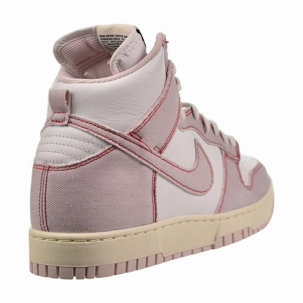 Asics Platform Tennis Shoes Nike Dunk High 1985 Denim Men's Shoes Summit White-Barely Rose dq8799-100