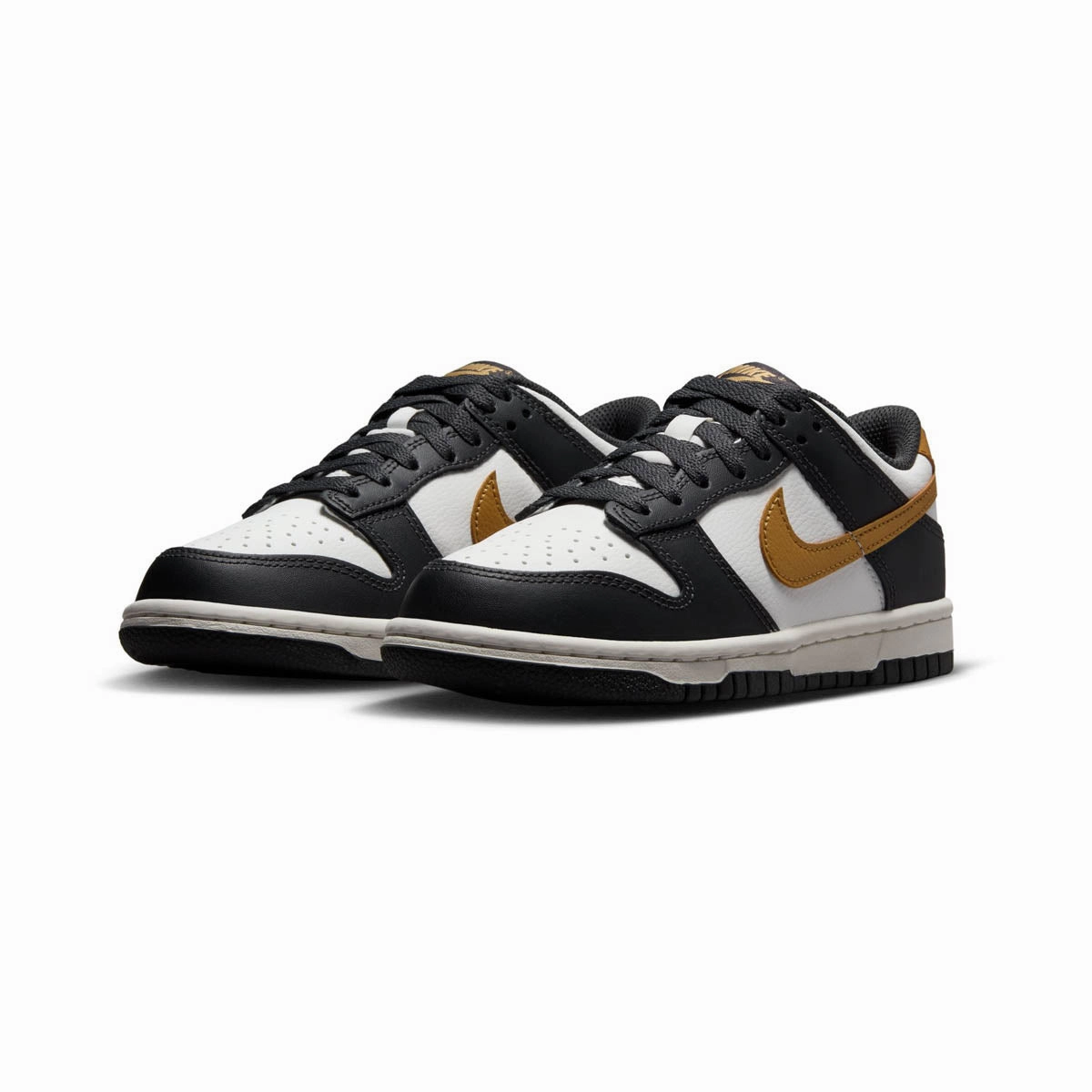 Nike Dunk Low 'Summit White Metallic Gold' Big Kids' Shoes Asics Running Shoes Gel Venture 9