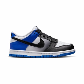 Nike Dunk Low Game Royal White Black Big Kids' Shoes Asics Volleyball Shoes Hk