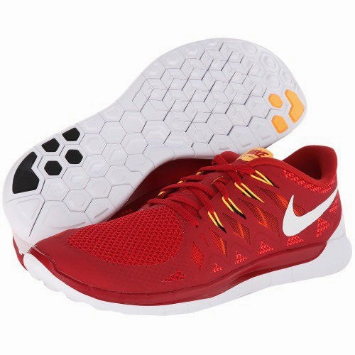 Nike Nike Free 5.0 '14 (Gym Red/Light Crimson/Kumquat/White) Men's Running Shoes Asics Conviction X Cross Trainer Shoe