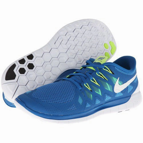 Nike Nike Free 5.0 '14 (Military Blue/Polarized Blue/Midnight Navy/White) Men's Running Shoes Asics Upcourt 5 Indoor Sport Shoe