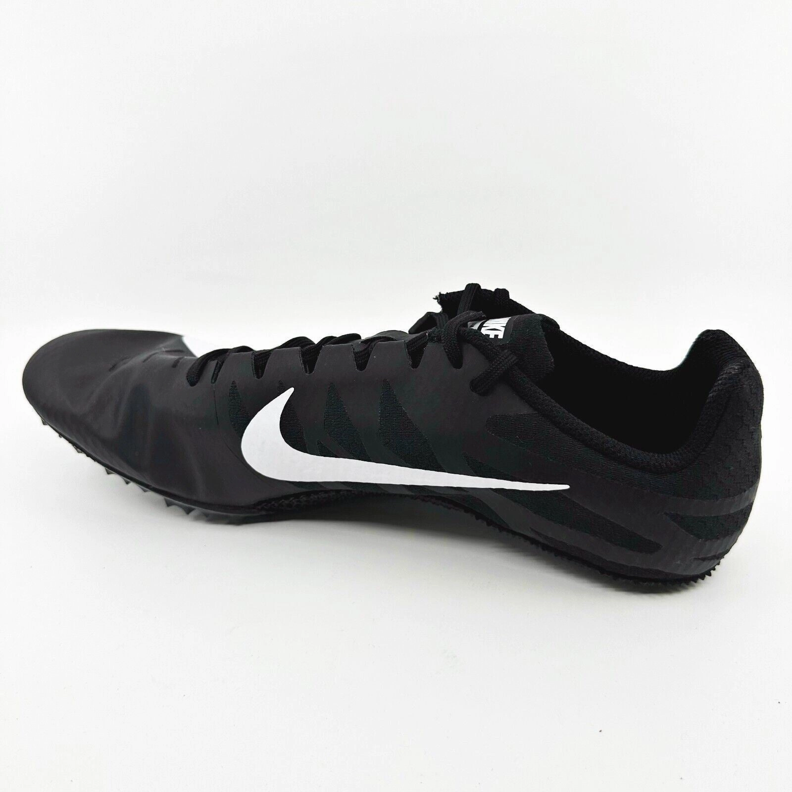 Nike Zoom Rival S 9 Black White Mens Size 12.5 Track & Field Sprinting Shoes Asics Gel 1130 Shoe
