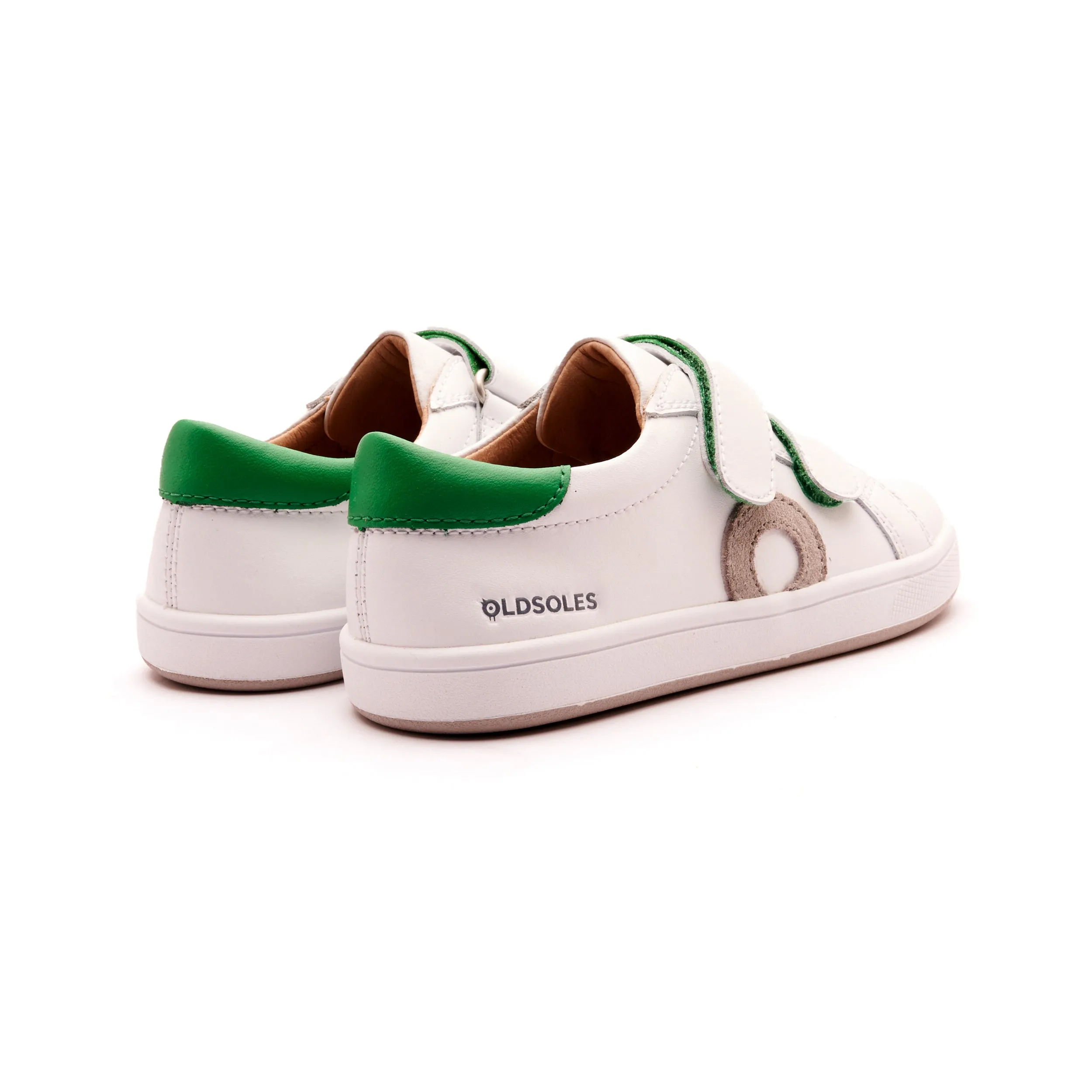 Casual Shoes That Feel Like Sneakers Old Soles Boy's and Girl's Kix Casual Shoes - Snow / Neon Green / Gris / White