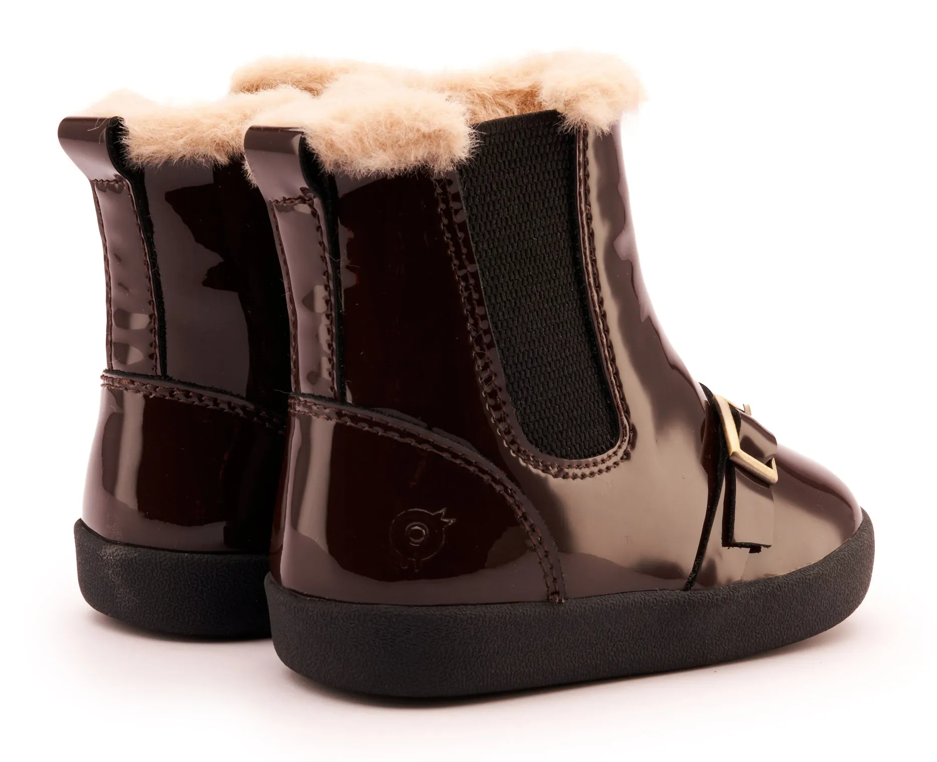 Old Soles Girl's 378 Buckle My Boot Casual Shoes - Brown Patent Dunk Low Le Casual Shoes