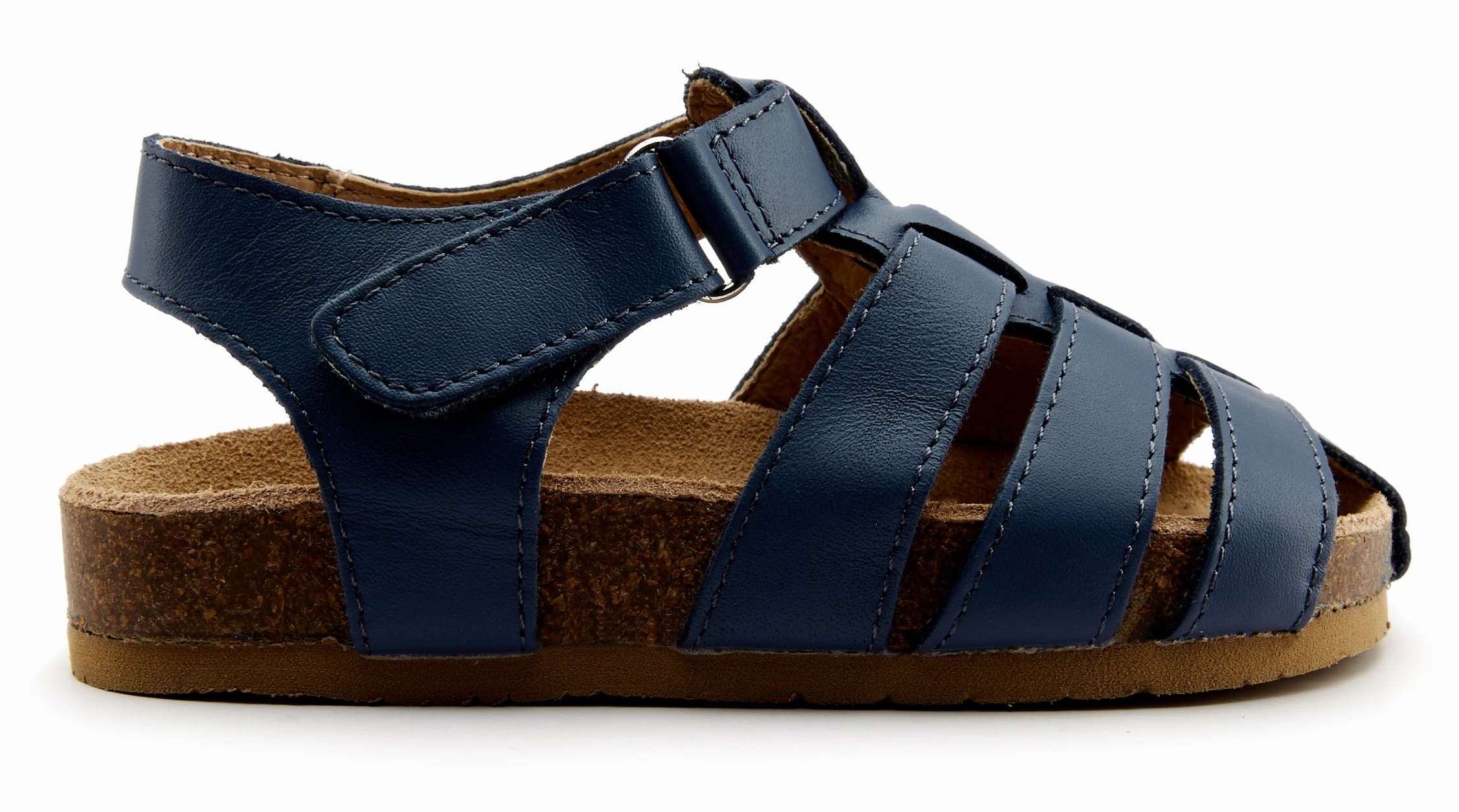 Old Soles Boy's Roadstar Fisherman Leather Sandals, Petrol House Shoes For Flat Feet Women