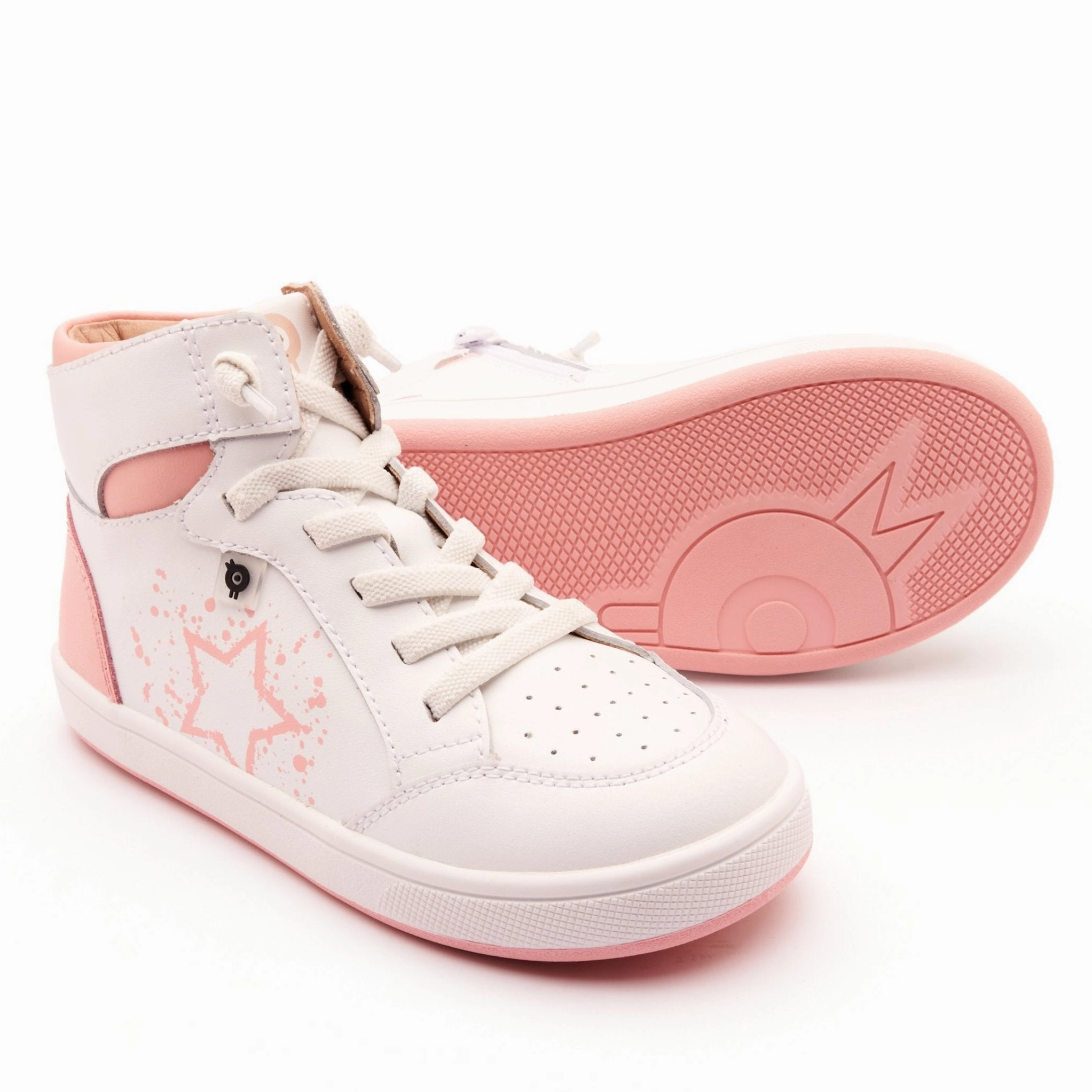 Comfortable Dress Shoes Old Soles Girl's High Splash Casual Shoes - Snow / Cipria / White Cipria