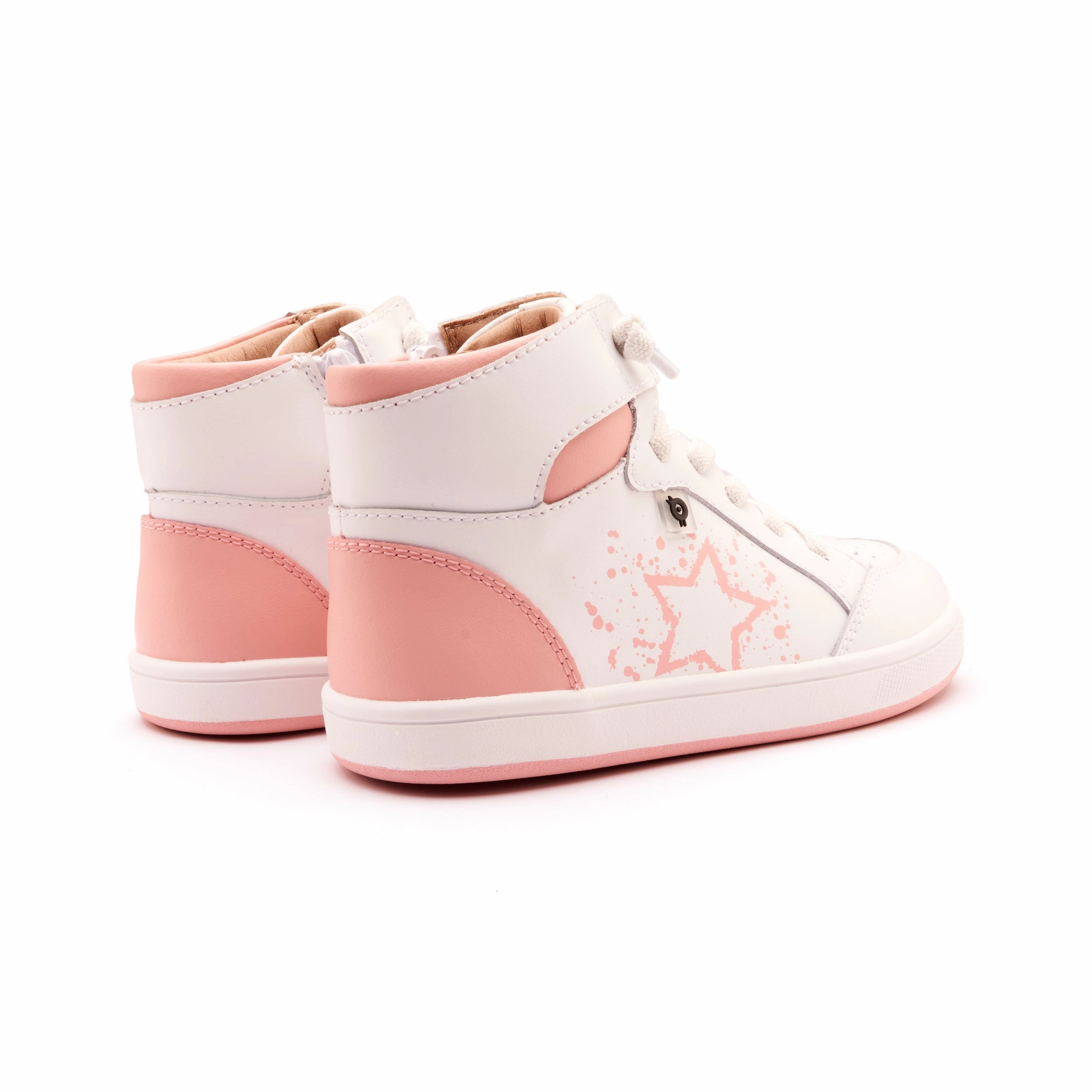 Armani Shoes Old Soles Girl's High Splash Casual Shoes - Snow / Cipria / White Cipria