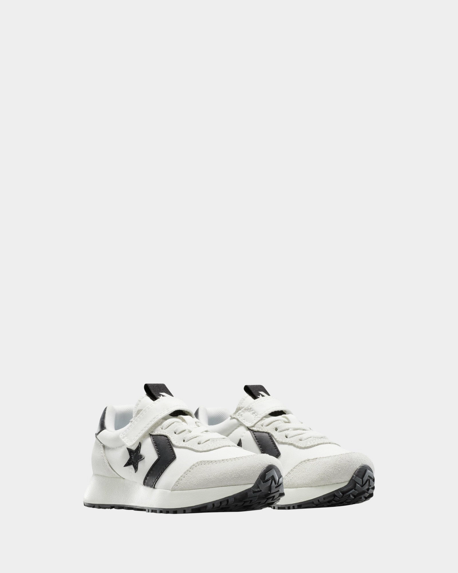 Omega Trainer Self-Fastening Yth B Vintage White/Black/Egret Sneakers Pride