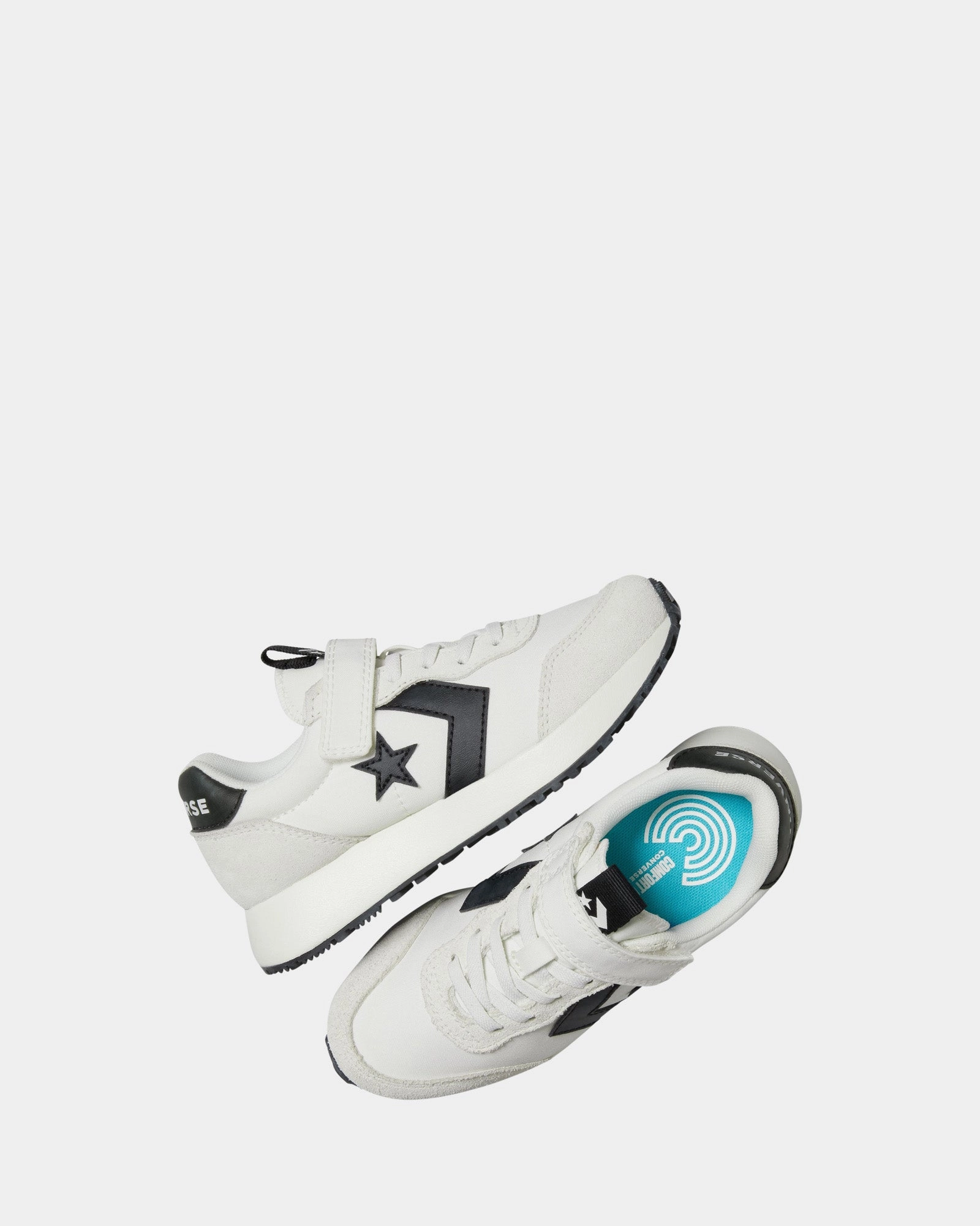 Baby Sneakers Omega Trainer Self-Fastening Yth B Vintage White/Black/Egret