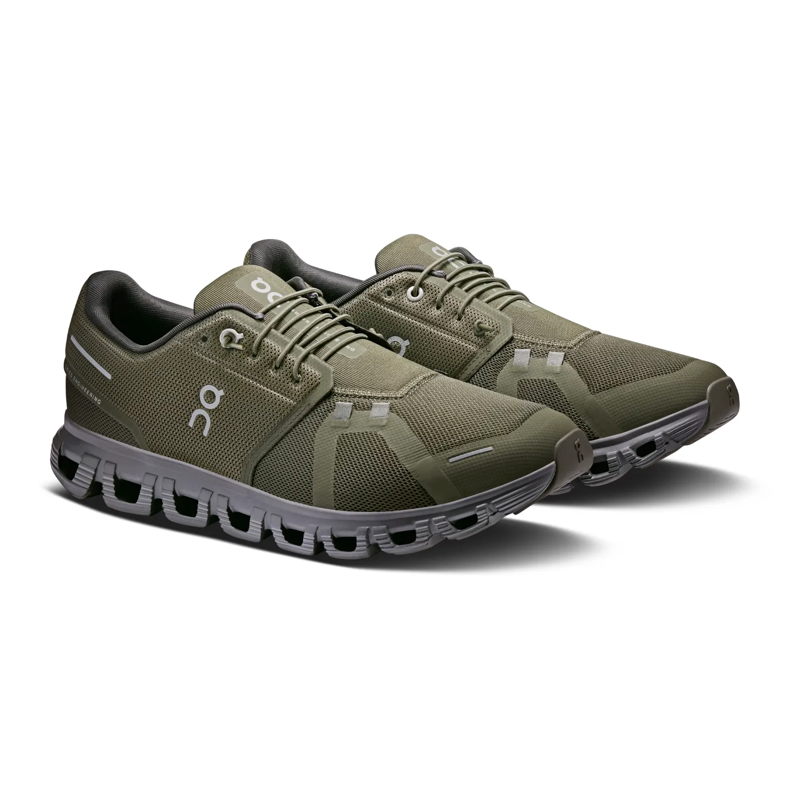 Roshe Run Running Shoes On Running Cloud 6 Running Shoe (Men) - Olive/Eclipse