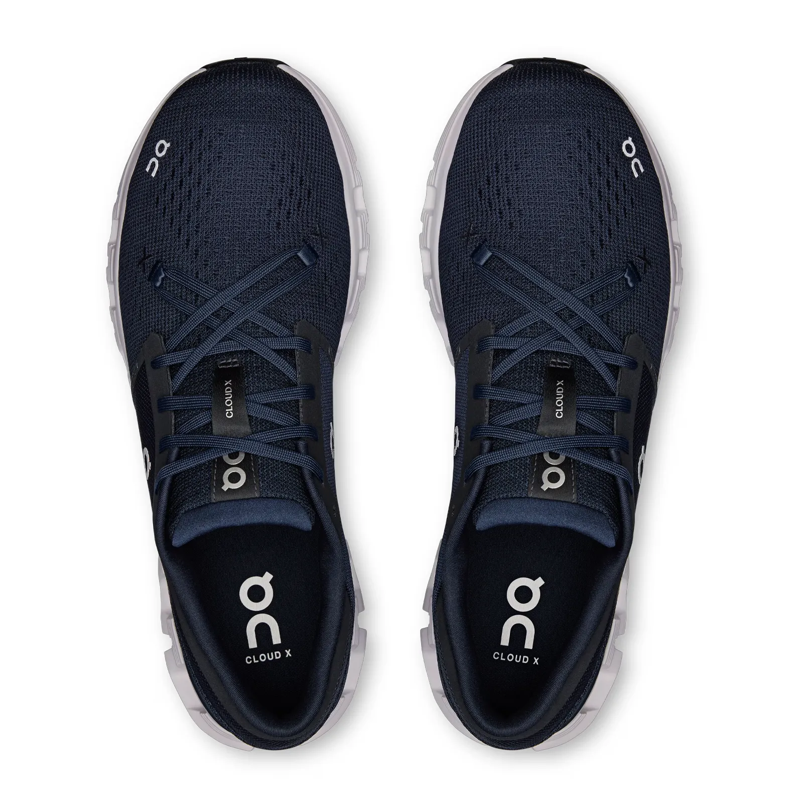 On Running Cloud X4 Running Shoe (Men) - Ink/Ivory 4e Running Shoes