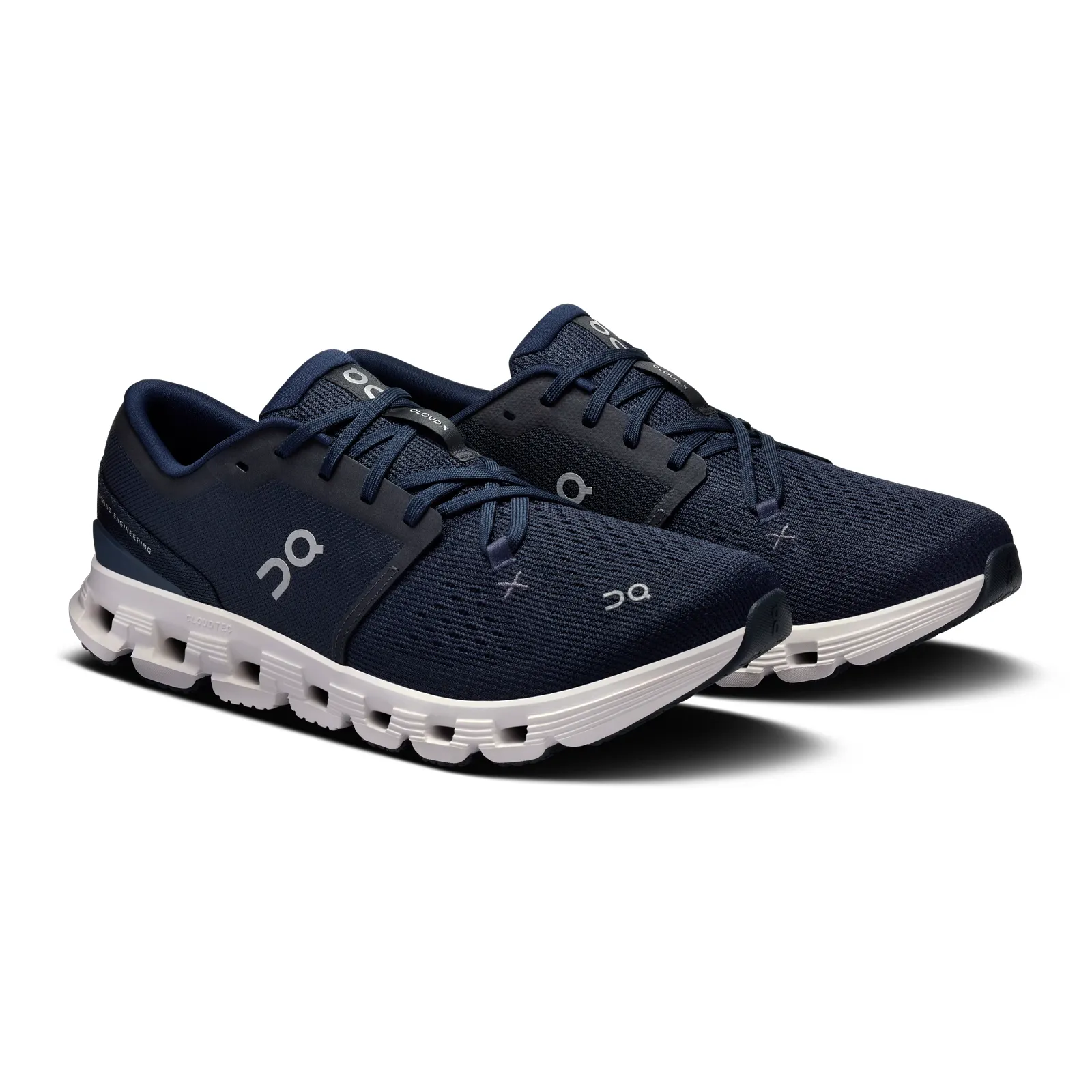 On Running Cloud X4 Running Shoe (Men) - Ink/Ivory Best Wide Running Shoes